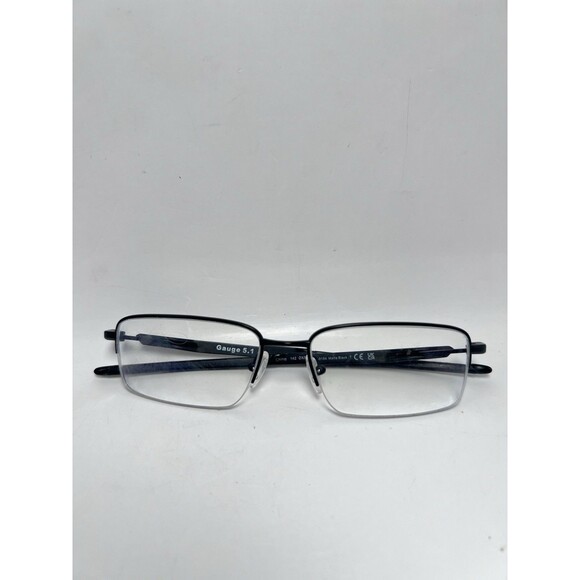 Oakley Gauge 5.1 OX5125-0154 Black Half Rim Rectangular Eyeglasses Frames Only - Picture 1 of 6